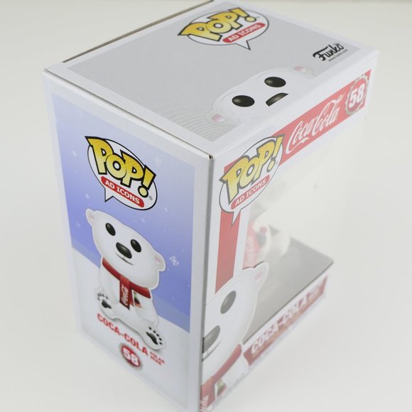 Funko Pop! Coca Cola Polar Bear #58 Vinyl Figurine Collectible - Picture 2 of 4